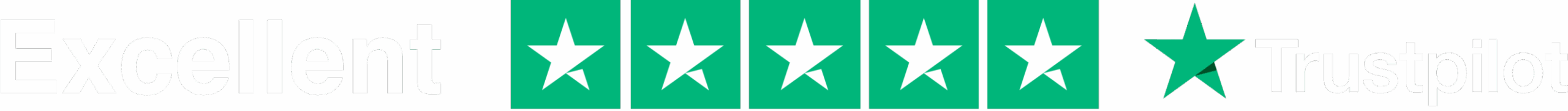 Excellent - 5 Stars on Trustpilot